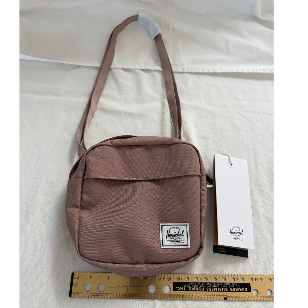 Herschel Supply Co. Ash Rose "Classic Cross Body" & "Charlie" Card Holder NWT - Picture 4 of 9